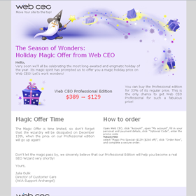 Веб страницы (письма): Письма для email рассылок